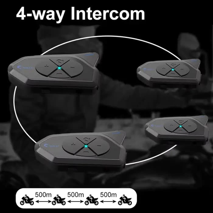 Oreillette Bluetooth GOCOM4 pour moto