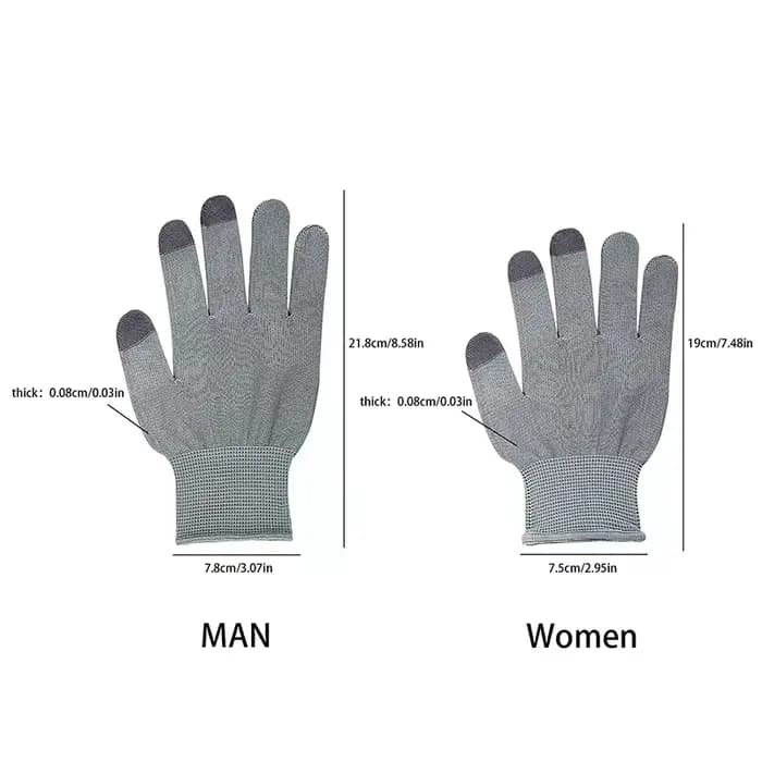 Gants imperméables antidérapants pour écran tactile