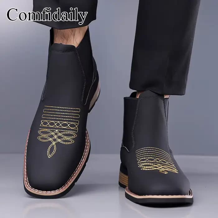 Bottines Chelsea rétro pour hommes