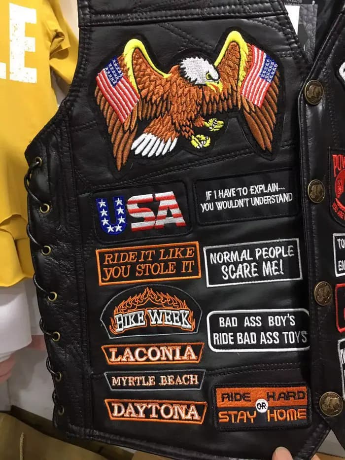 Gilets de moto grande taille pour hommes