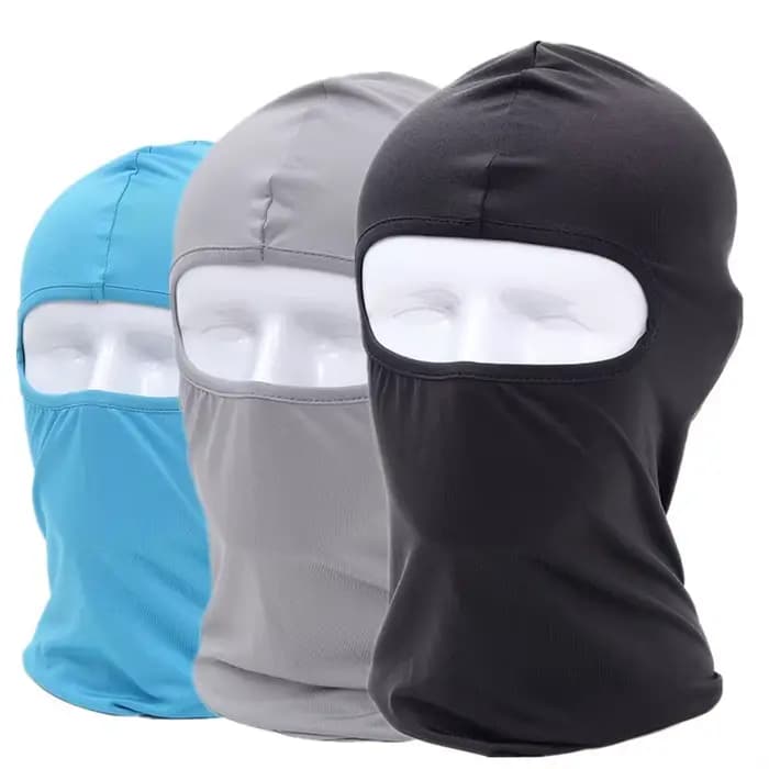 Masque facial pour casque de moto