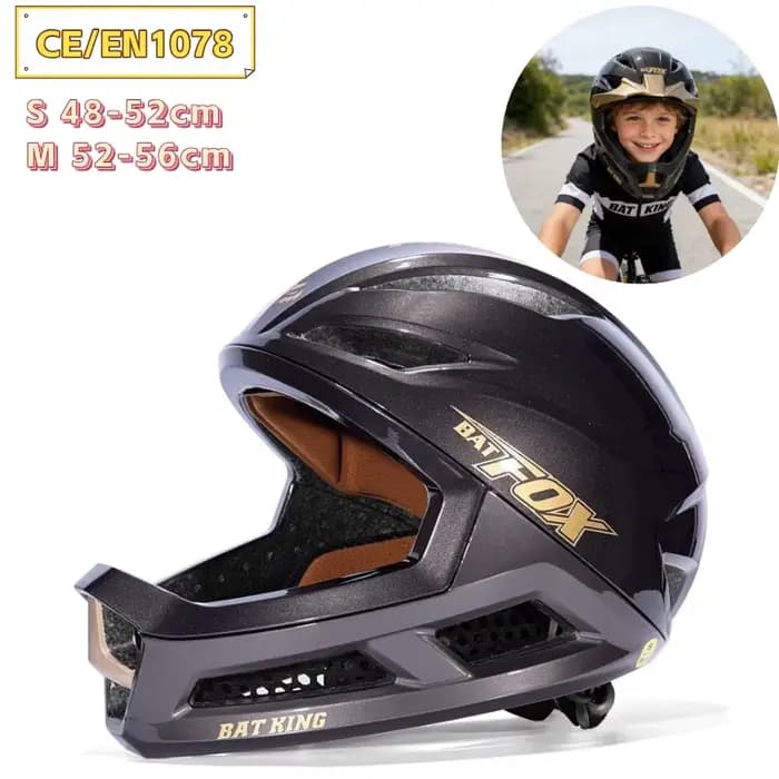 BATFOX casque intégral vtt enfant moto Cross