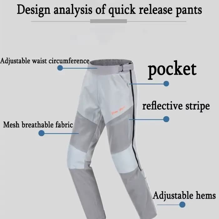 Pantalon de moto respirant pour homme