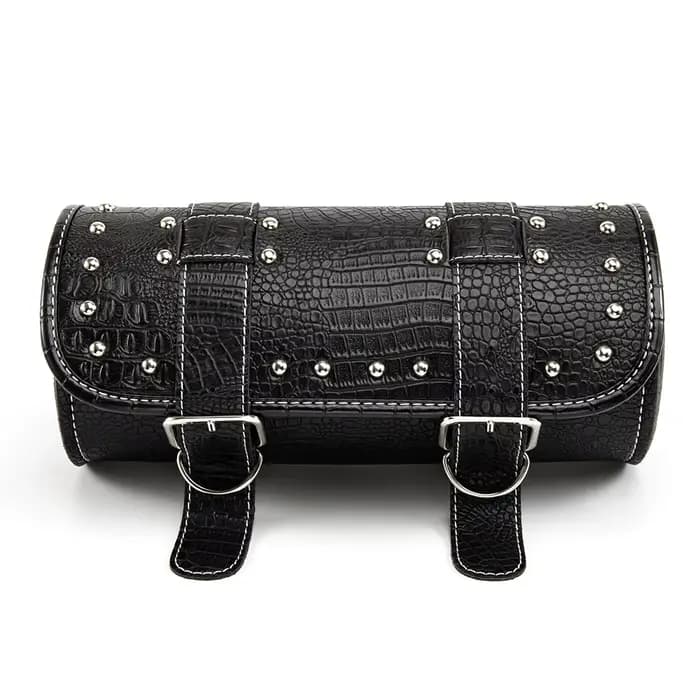 Sacoche de moto en cuir