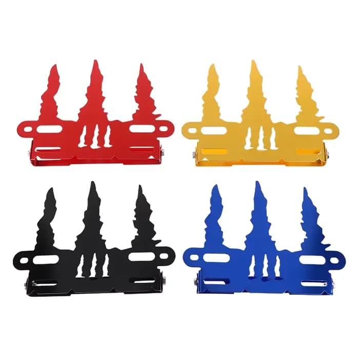 Support de plaque d'immatriculation pour moto