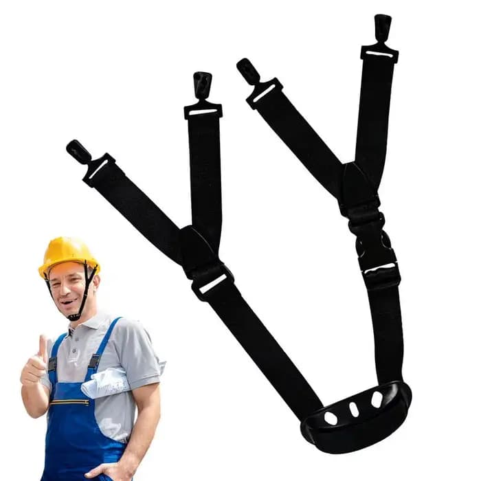 Mentonnière réglable en forme de Y avec bonnet
