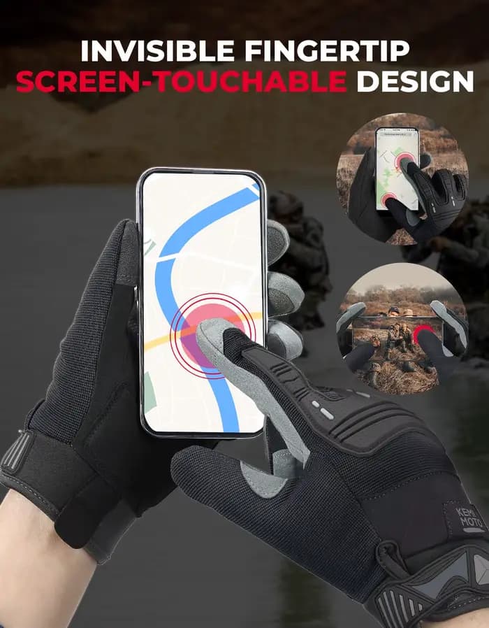 KEMIMOTO – gants de moto pour hommes