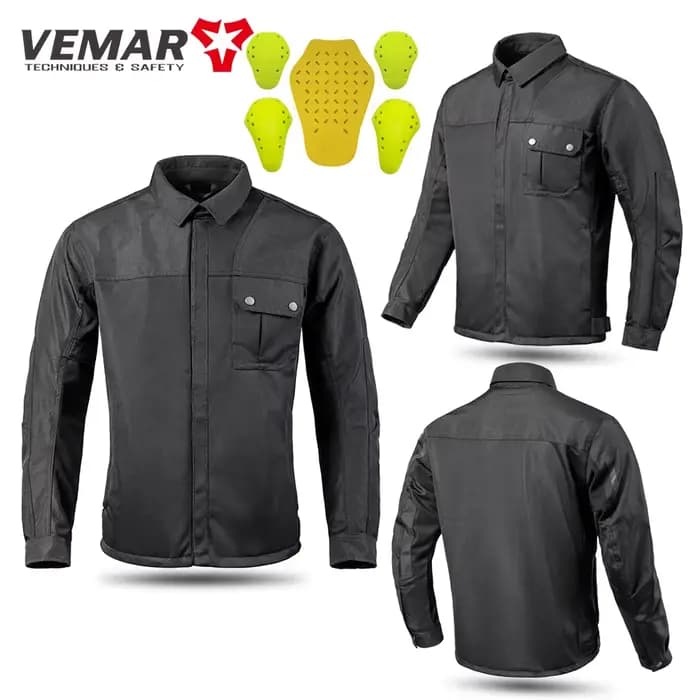 VEMAR hommes veste de moto nouvelle mise à niveau été respirant