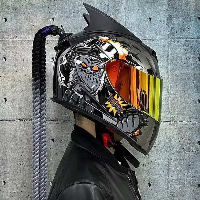Casque intégral moto