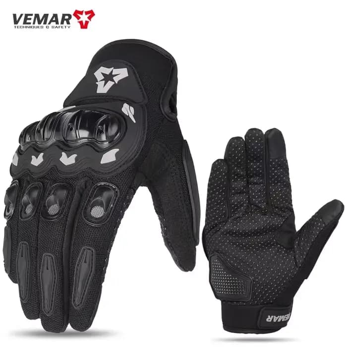 Gants d'équipement de course de Moto à doigt complet