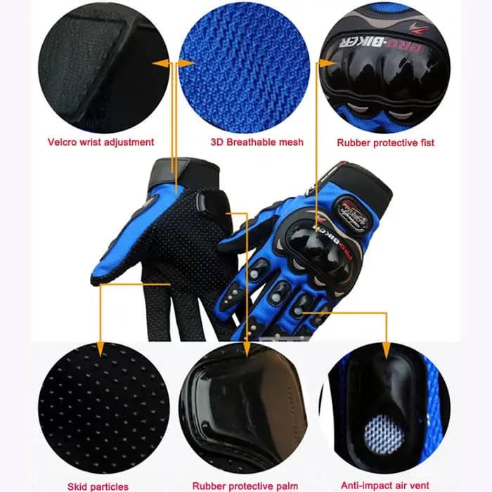 Gants de course de moto Knight