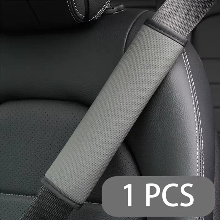 Coussin de rembourrage de ceinture de sécurité en cuir PU, accessoires de voiture, couverture initiée, protection respirante, accès intérieur automatique