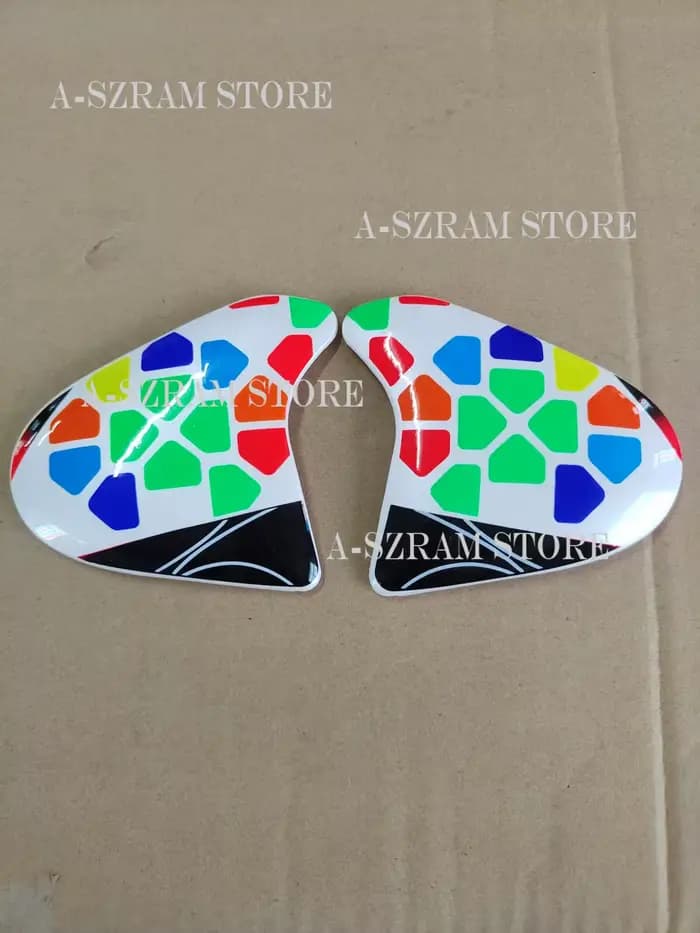 Pour ARAI SZ-Ram4 3/4 casques chapeaux Hermonza Base fixe SZ Ram3 garniture d'entrée accessoires arc-en-ciel casque