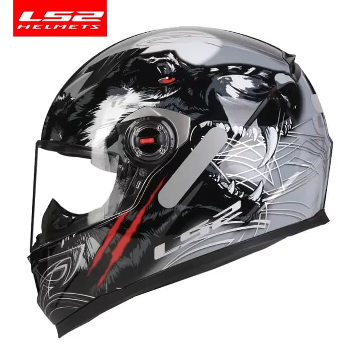 Casque de moto intégral original LS2 Rhinoceros