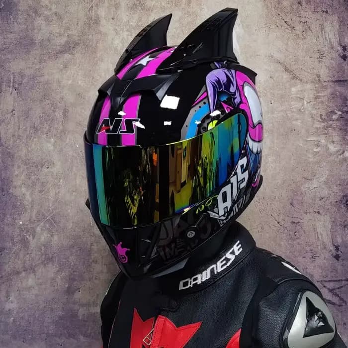 Casque de Moto Modulaire Cool avec Pare-Soleil Nik