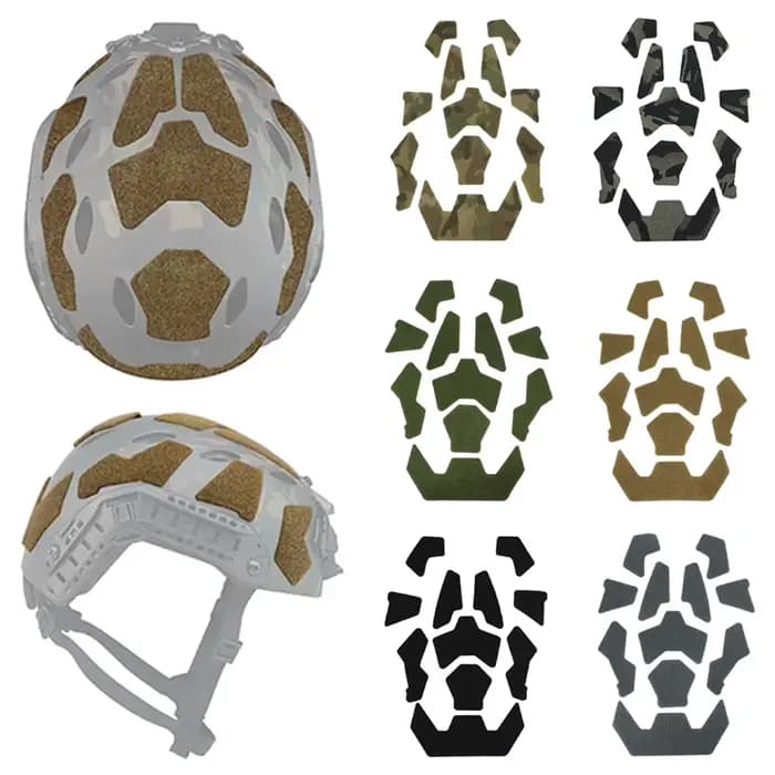 1 ensemble de patchs tactiques pour casque Airsoft