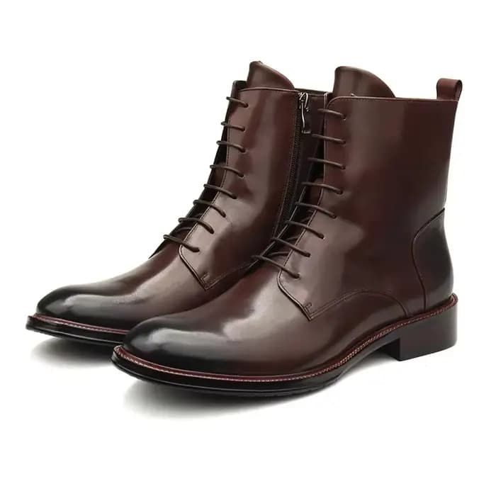 Bottes en cuir pour hommes
