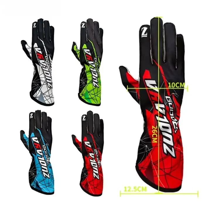 Gant de Karting gants longs de course de véhicule
