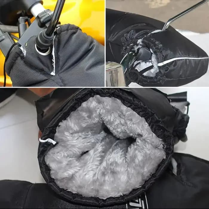 2024 protection Scooter électrique épais chaud guidon poignée barre manchon imperméable Moto gants Guante