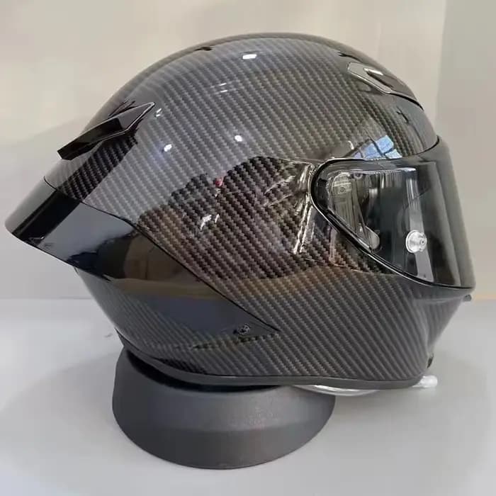 Casque de moto intégral noir pour hommes et femmes