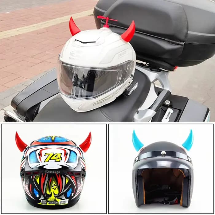 Décoration mignonne pour casque de motocross intégral tout-terrain