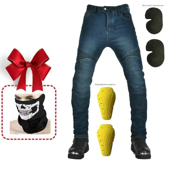 Pantalon jeans de moto pour hommes – Équipement de protection