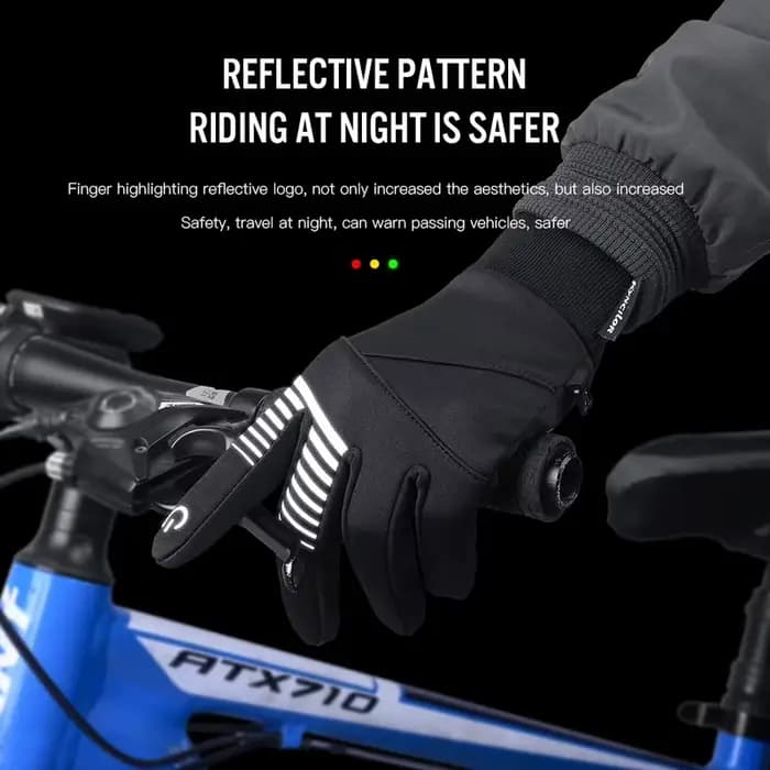 Gants de cyclisme d'hiver pour hommes et femmes