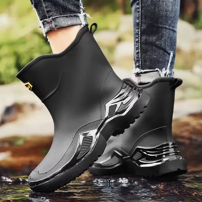 Nouvelles bottes de pluie mi-mollet pour hommes été 2026