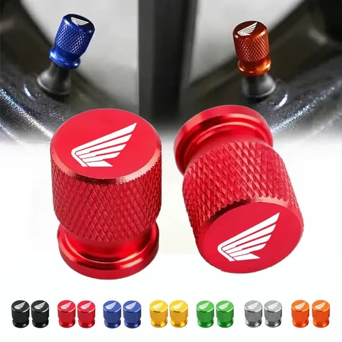 Couvercle de bouchons de tige de Valve de roue de pneu de moto en alliage d'aluminium