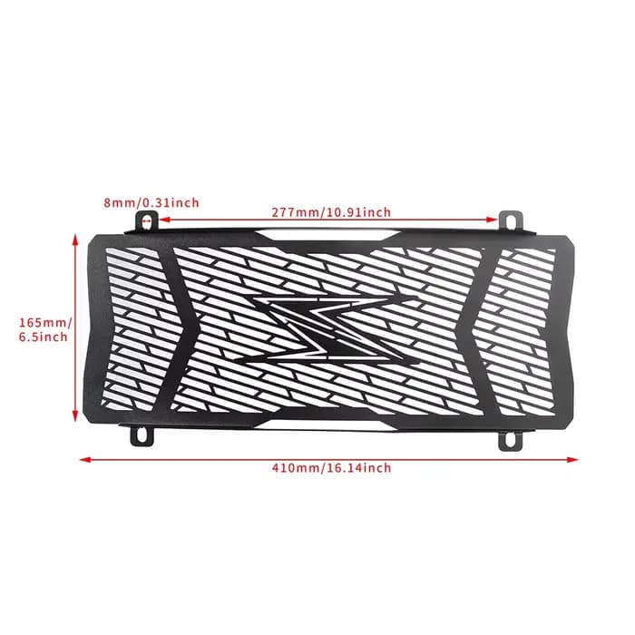 Protection de grille de radiateur de moto pour KAWASAKI Z650 2017 2018 2019 2020 2021 2022, accessoires noirs