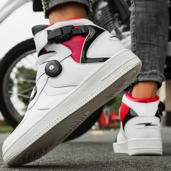 Bottes de motard respirantes unisexes