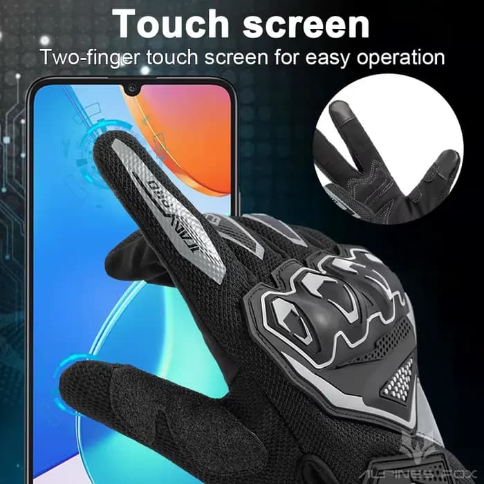 Gants de Moto à doigt complet