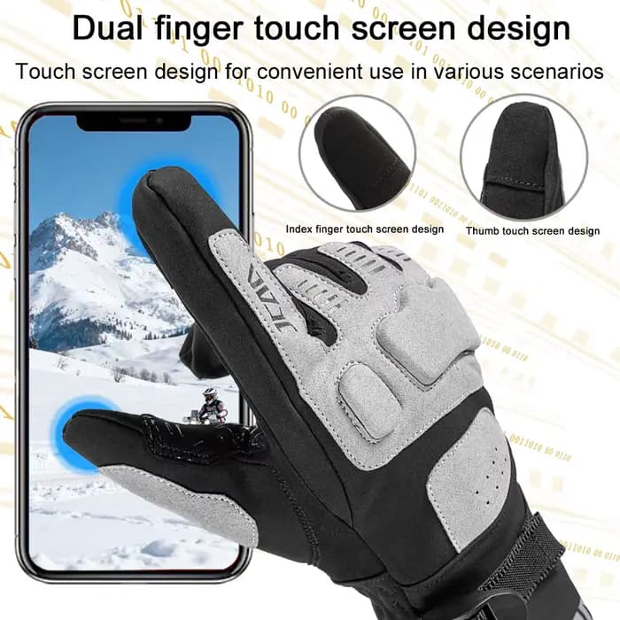 Gants de moto d'hiver JCAA