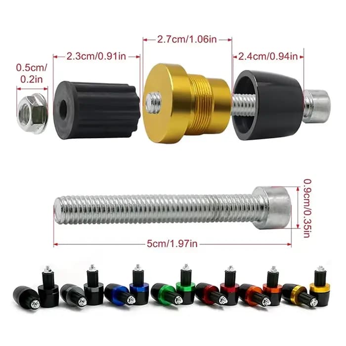 Pour Piaggio MP3 125 300 400 500 MP3125 MP3300 MP3500 accessoires poignées de guidon de moto bouchon de barre de poignée bouchons d'extrémité
