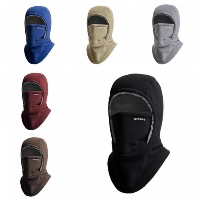 Cagoule masque de Ski écharpe de cyclisme hiver cou thermique