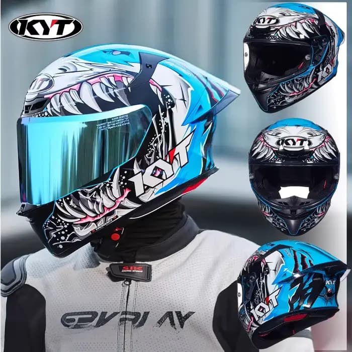 Casques de course de moto KYT TT-REVO originaux