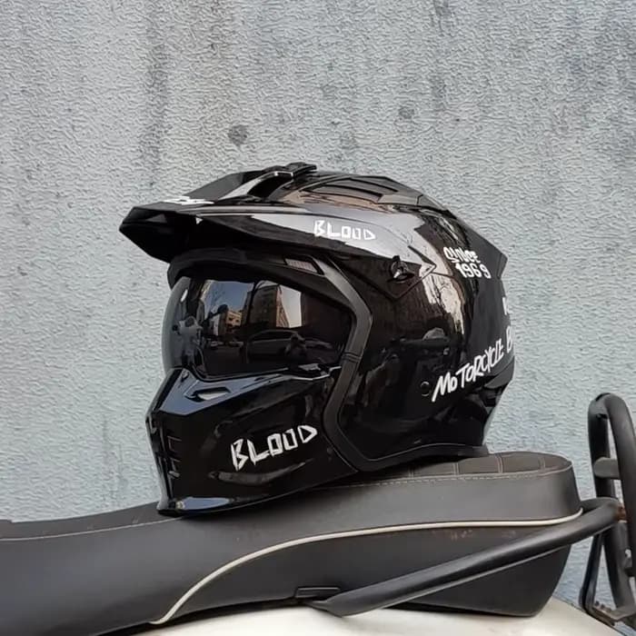 Nouveau Casque de Moto Vintage