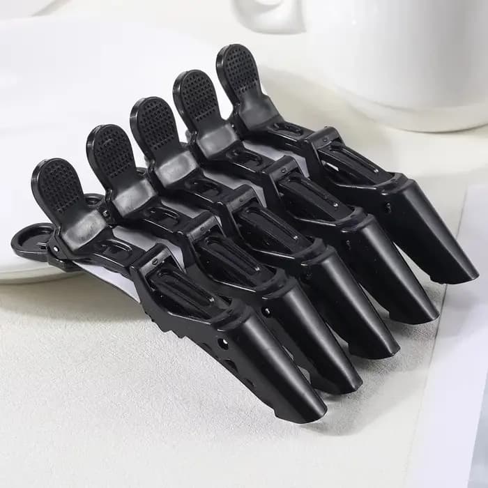 Pinces à cheveux Alligator, 5 pièces, pinces de coiffure, épingles à cheveux en plastique, pinces de barbier pour Salon de coiffure, outils, accessoires pour cheveux
