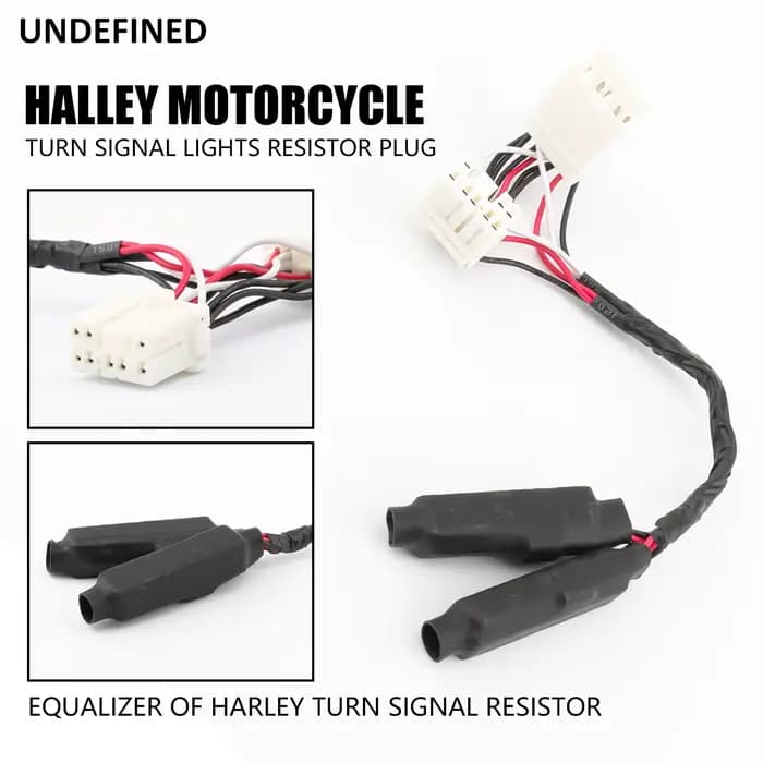 Égaliseur Led charge clignotant résistance Plugin pour Harley Touring Road King Electra Glide Softail Fat Boy Dyna Low Rider