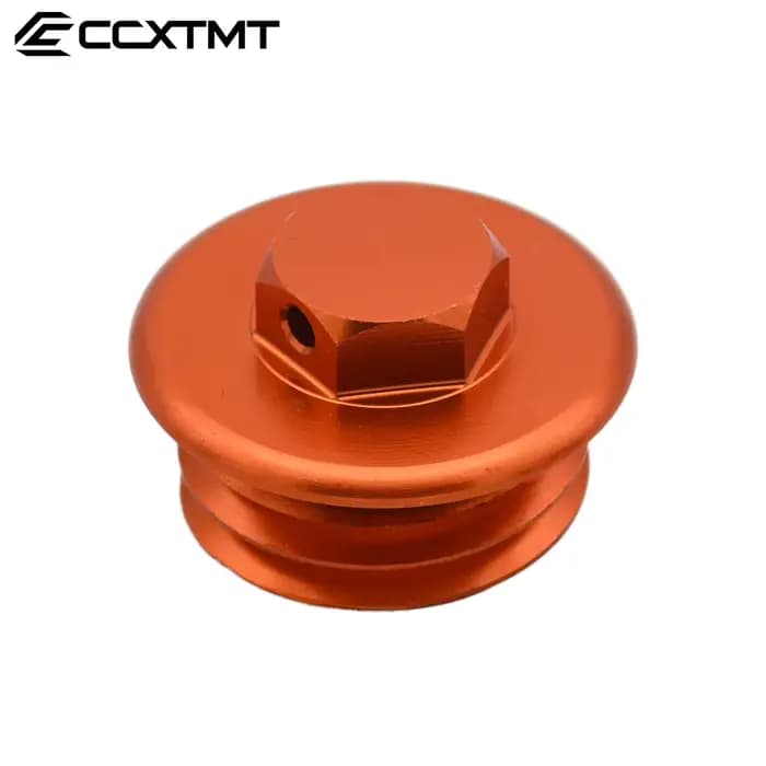 Couvercle de bouchon de remplissage d'huile en aluminium CNC