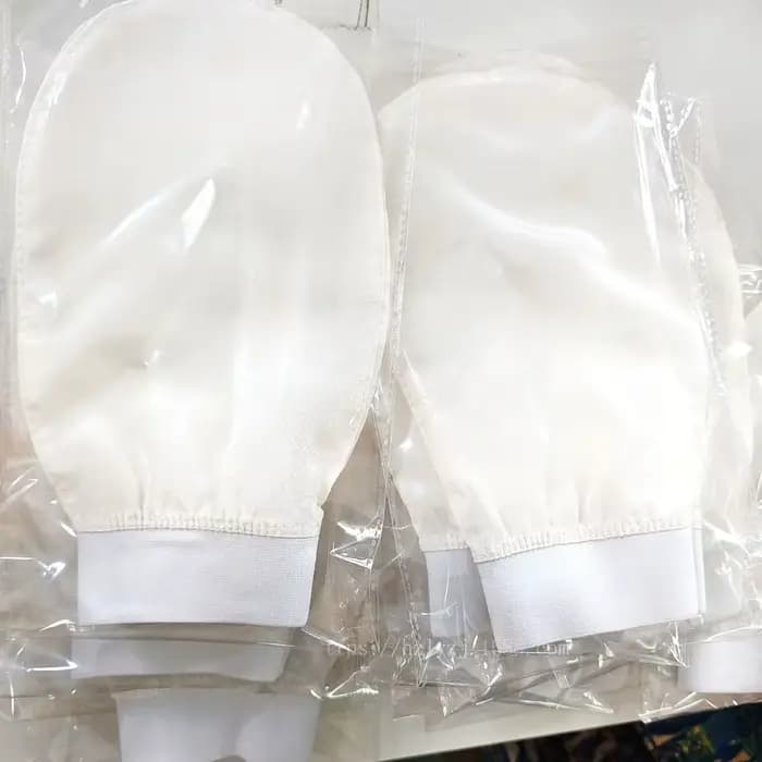 Gant 100% soie pour peeling de peau turque fabriqué à la main