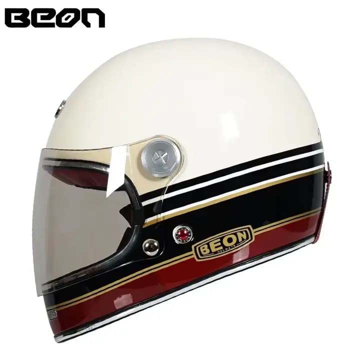 Beon-Casque de Moto en Fibre de Carbone