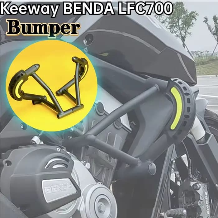 Barre de protection contre les chutes de pare-chocs de moto