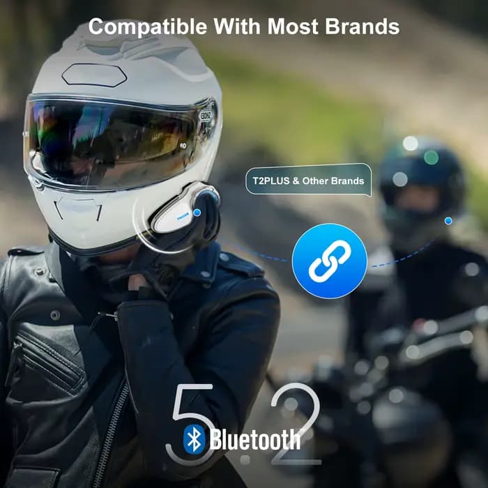 Communicateur de casque de moto TNICER T2