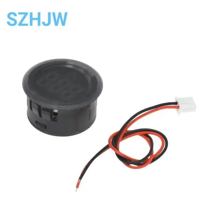 Voltmètre circulaire à affichage numérique LED DC 4-100V