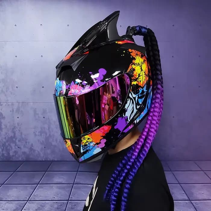 Casque intégral pour moto