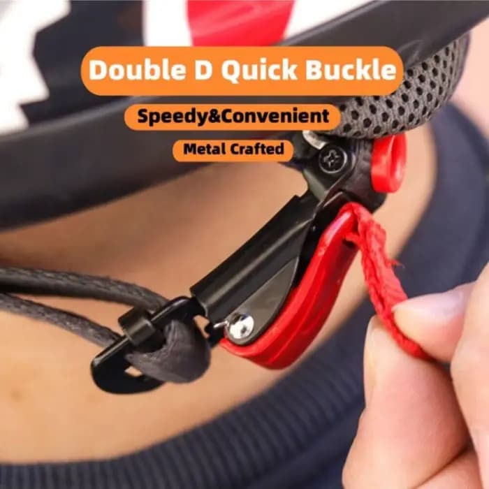 Clip de mentonnière flexible – Boucles de casque de moto