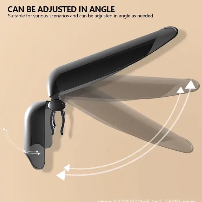 Support de téléphone pour moto avec pare-soleil extensible