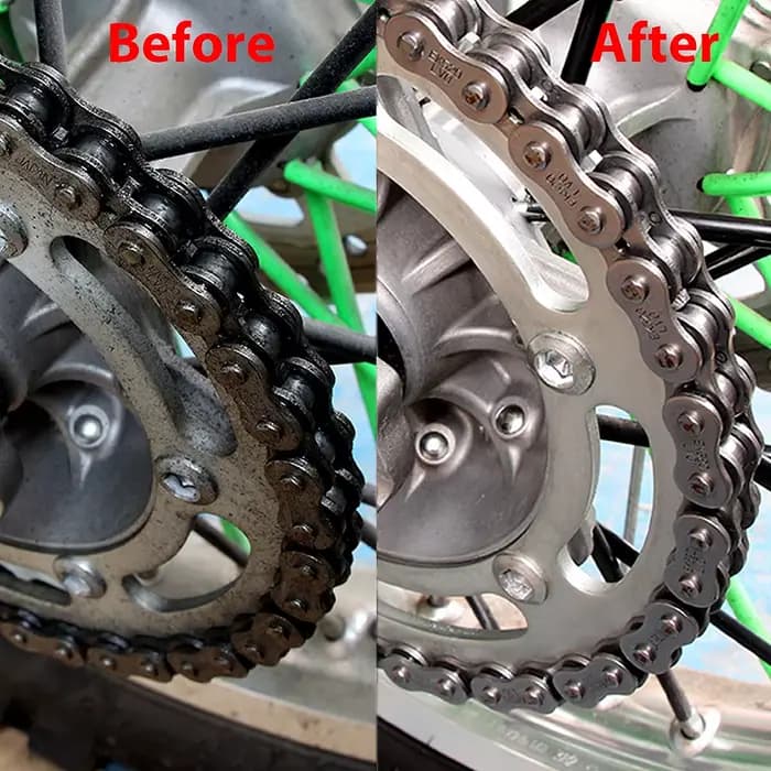 Nettoyeur de chaîne de moto