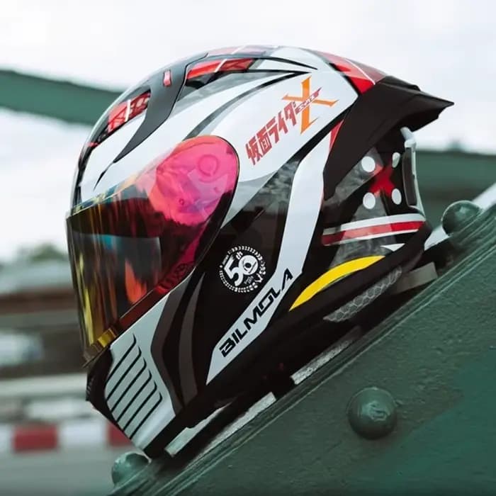 BILMOLA RAPID RS Kamen Rider casque Moto dessin animé